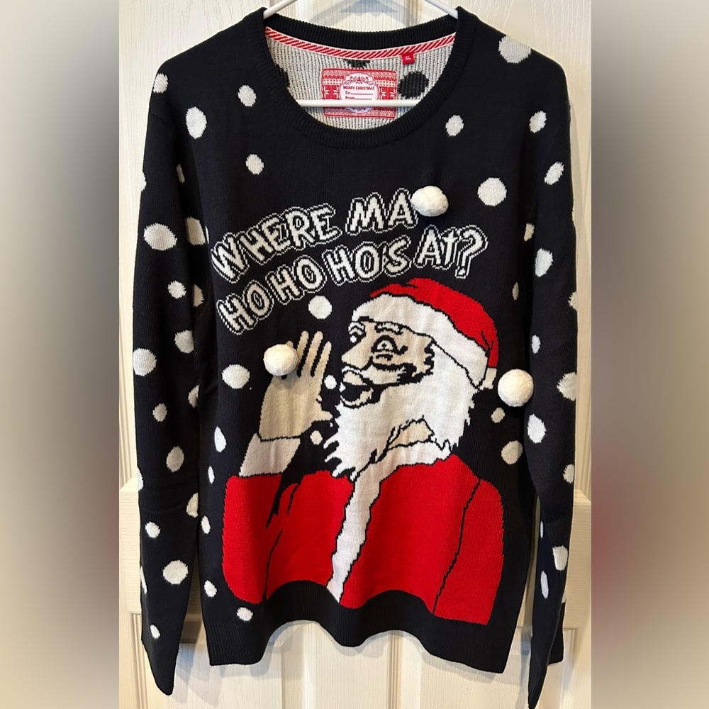 Festive Santa Christmas Sweater